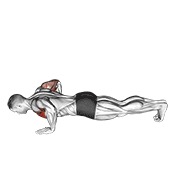 ท่า Chest Tap Push-up (male)
