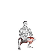ท่า Bodyweight Drop Jump Squat