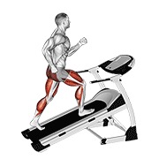 ท่า Walking On Incline Treadmill