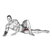 ท่า Side Lying Hip Adduction (male)