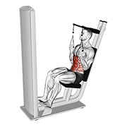 ท่า Lever Seated Crunch V. 2