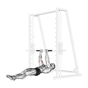 ภาพเคลื่อนไหวสาธิตท่า Biceps Narrow Pull-ups เน้นกล้ามเนื้อกล้ามเนื้อหน้าแขน (ไบเซปส์)