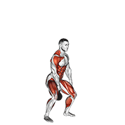 ภาพเคลื่อนไหวสาธิตท่า Kettlebell One Arm Clean And Jerk เน้นกล้ามเนื้อไหล่ (เดลทอยด์)