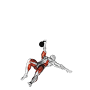 ภาพเคลื่อนไหวสาธิตท่า Kettlebell Turkish Get Up (squat Style) เน้นกล้ามเนื้อกล้ามเนื้อก้น