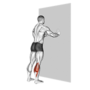 ภาพเคลื่อนไหวสาธิตท่า Standing Calves เน้นกล้ามเนื้อน่อง