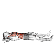 ภาพเคลื่อนไหวสาธิตท่า Prisoner Half Sit-up (male) เน้นกล้ามเนื้อหน้าท้อง